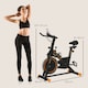 image 10 of HOMCOM Exercise Bike Indoor Cycling with LCD Display, Heart Rate Sensor