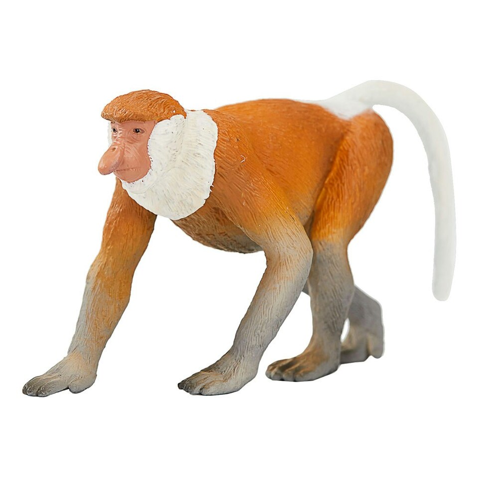 image 1 of ANIMAL PLANET Wildlife & Woodland Proboscis Monkey Toy Figure, Three Years and Above, Multi-colour (387176)