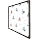image 3 of Red & blue sailboats (Picture Frame) Grey | M