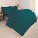 image 3 of OHS Teddy Fleece Soft Cosy Warm Thermal Plush Plump Duvet Cover and Pillowcase Bedding Set Blue | Teal | Single