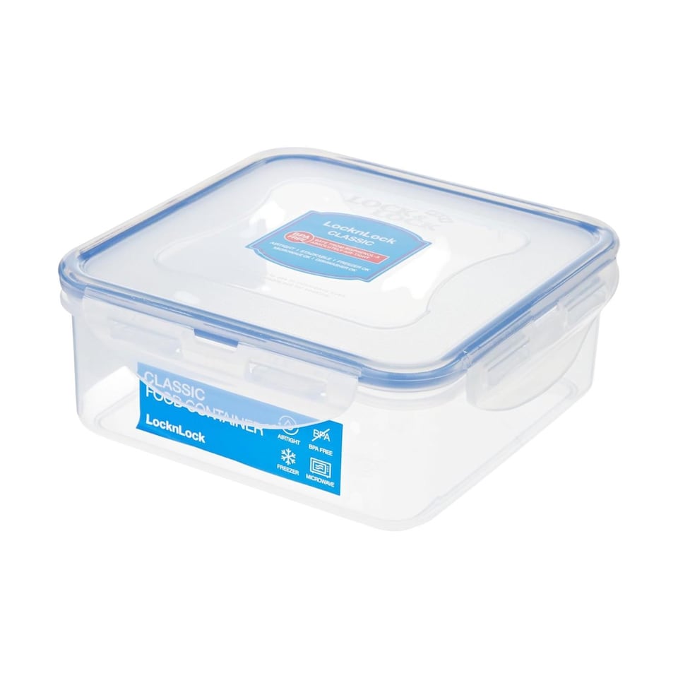 image 1 of LocknLock Food Storage Container Airtight Leakproof Microwave Safe Transparent Food Box 870ml Pack of 6