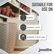 image 5 of Jenolite Directoplast Multi-Surface Paint - Slate Grey Gloss - 400ml Spray Can - 2-Pack