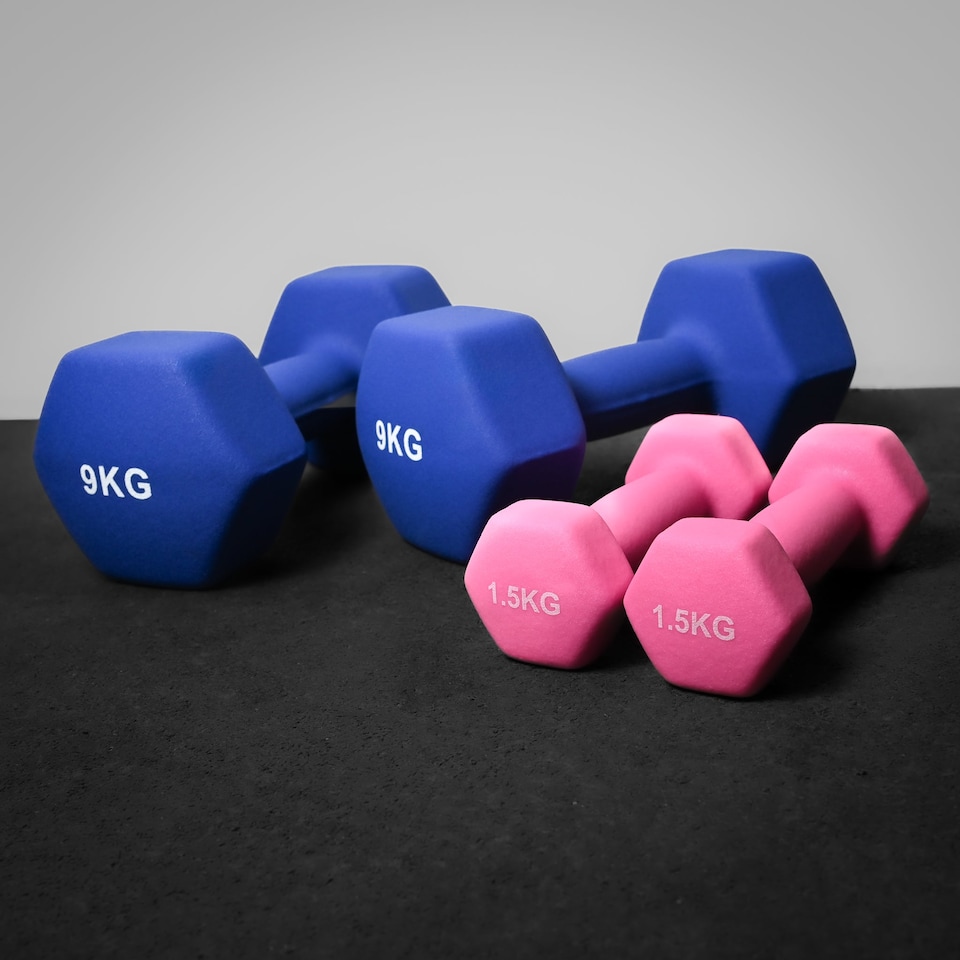 image 1 of GYM SETS Neoprene Dumbbell Pairs | 2x 3kg (Pair)