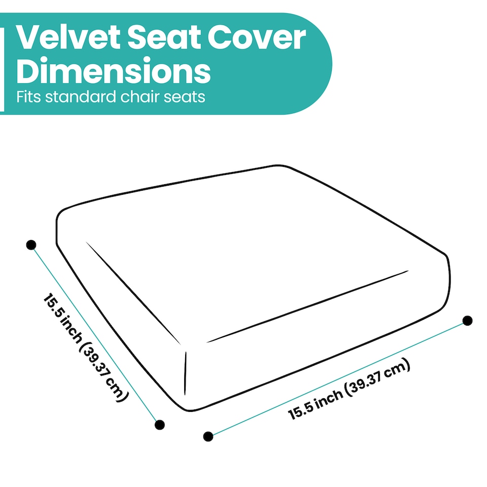 image 1 of Velvet Dining Chair Covers, Spandex High-Back Chair Slipcovers