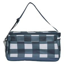 Mountain Warehouse 25L Picnic Camping Coolbag Lightweight Durable Adjustable Bag Blue | Corn Blue