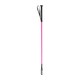 image 2 of Shires Threaded Leather Horse Riding Whip - Raspberry - 26in