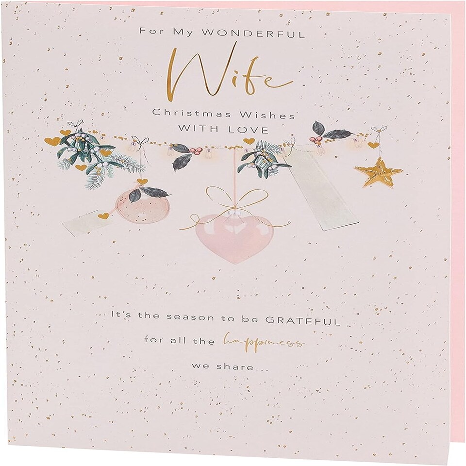 image 1 of Light Design Wife Christmas Card