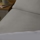 image 4 of OHS 100% Brushed Cotton Soft Cosy Warm Fleece 25cm Deep Elasticated Fitted Sheet Grey | King