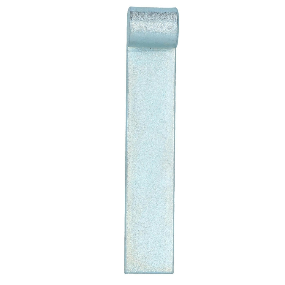 image 1 of HD Strap Tailgate Straight Hinge 160mm Long + 12.5mm Bolt On Gudgeon Pin 6pk Silver