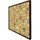 image 1 of Yellow geometric triangles (Picutre Frame) Brown | XS