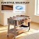 image 8 of SPORTNOW 3 in 1 Reversible Multi Game Table with Lockable Wheels and Shelf