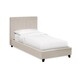 image 2 of Hazel Oatmeal Linen Upholstered Bed Frame -  Single (90cm)