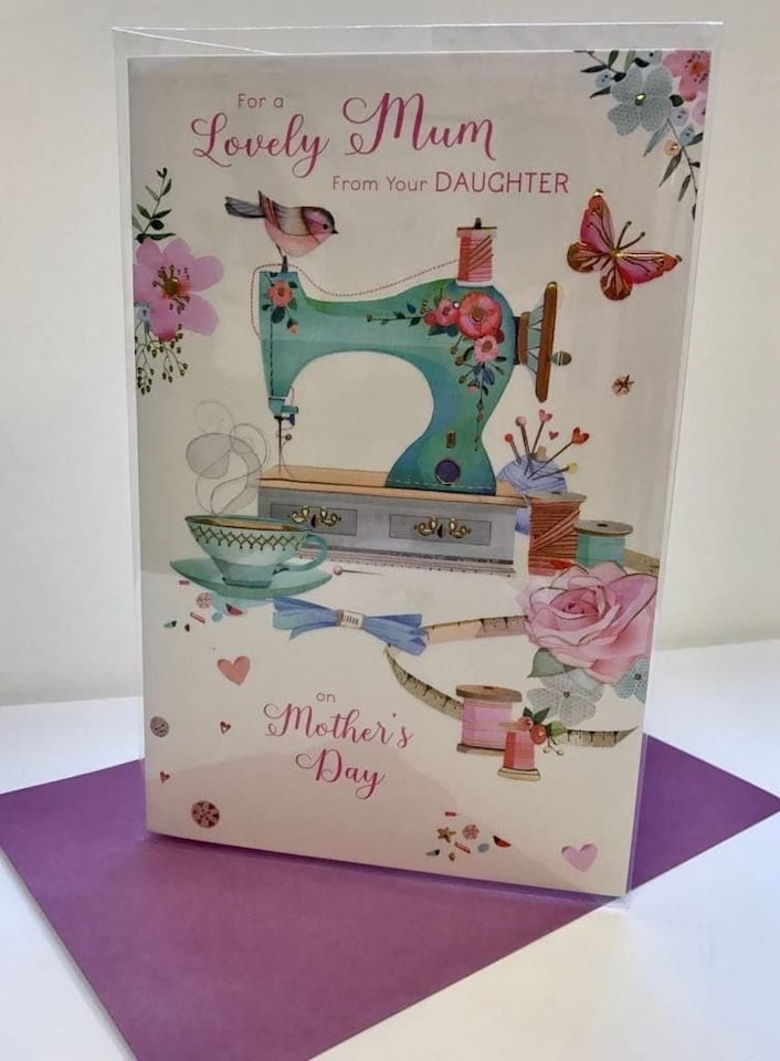 image 1 of Mum from Your Daughter Traditional Photographic Lovey Verse Mother's Day Card