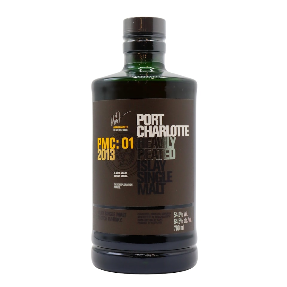 image 1 of Port Charlotte - PMC-01 Heavily Peated Islay Single Malt Scotch 2013 9 year old Whisky | Multi | New | black cherry, plum and aged leather | 1