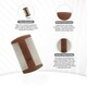 image 4 of Kobe Pro Wood Double Sided Beard or Moustache Comb