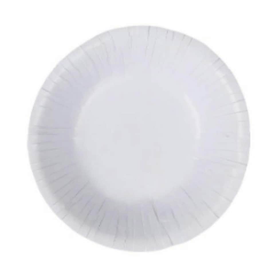 image 1 of Plate set Algon Disposable White Cardboard 450 ml (36 Units) N/A