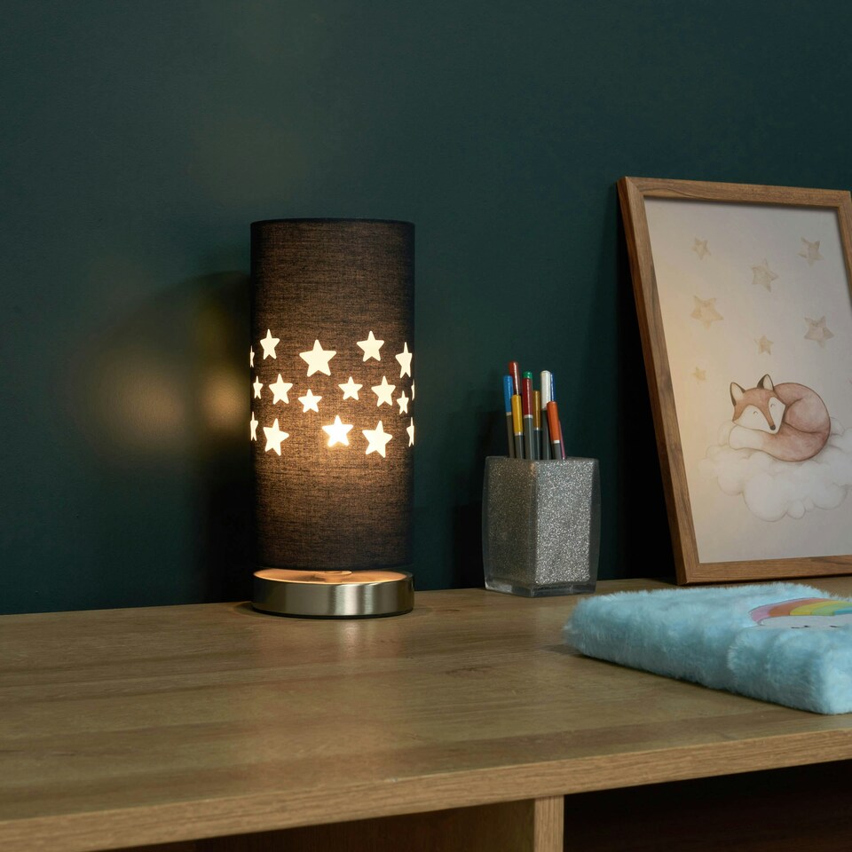 image 1 of BHS Glow Kid's LED Stars Table Lamp, Blue