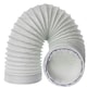 image 1 of SPARES2GO Vent Hose for Black & Decker Air Conditioner Conditioning 3m 5" Extension Pipe White