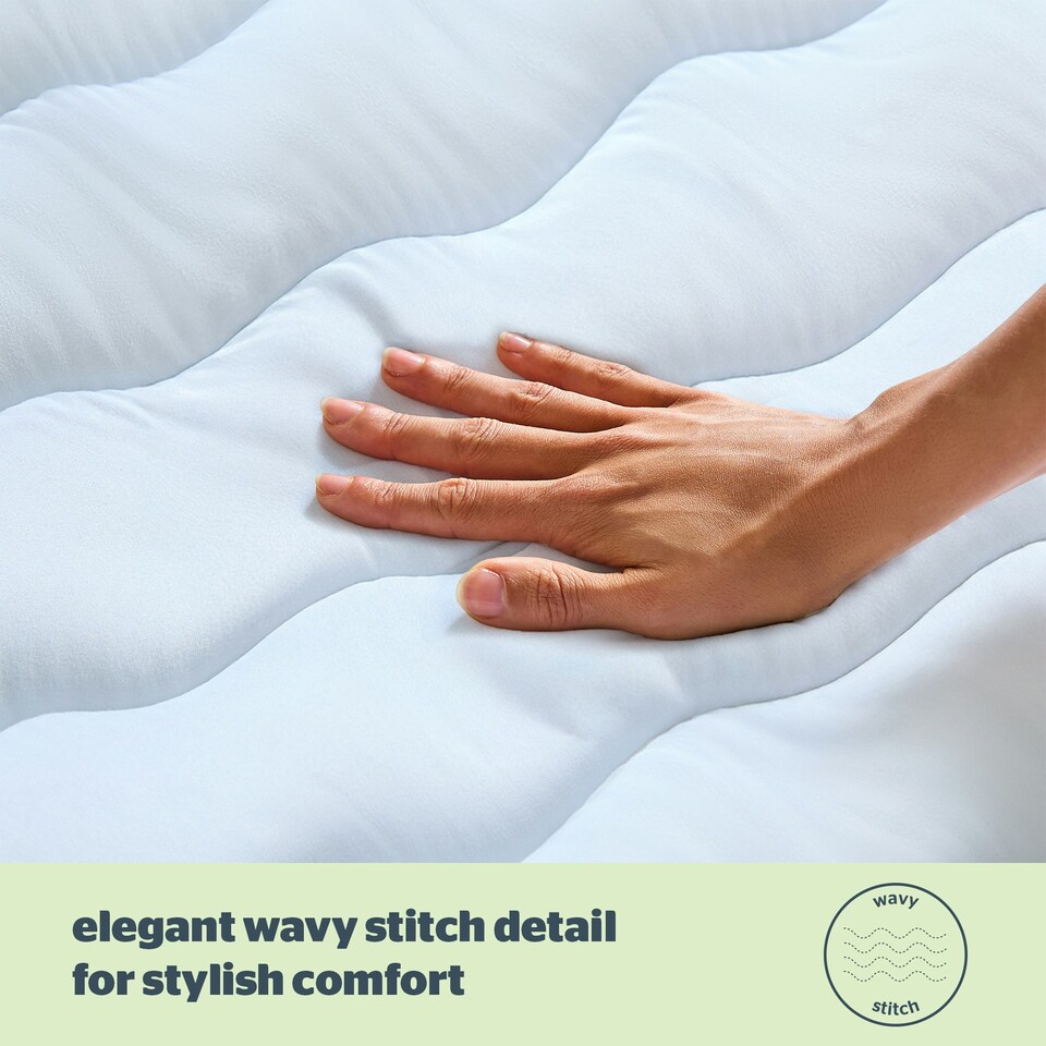 image 1 of Silentnight Luxury Anti Allergy Mattress Topper White | King