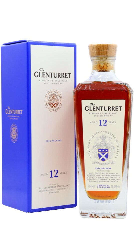 Glenturret - 2024 Release Single Malt Scotch 12 year old Whisky | Multi | 1
