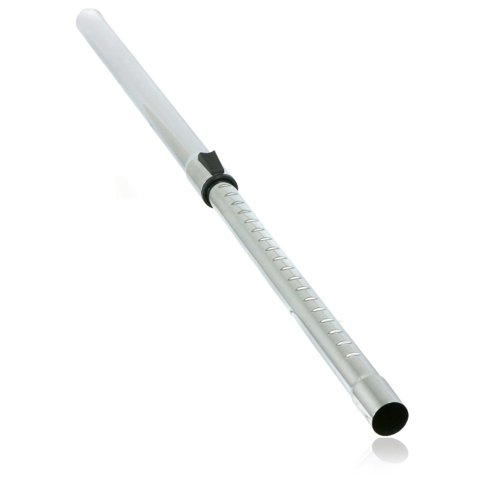 image 1 of SPARES2GO Adjustable Telescopic Rod Pipe Compatible with MacAllister MWDV-16 16L MWDV-20 20L Vacuum Cleaner (35mm) Silver