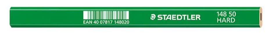 image 1 of STAEDTLER - 6H Hard Carpenters Pencils - Pack of 12