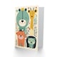 image 2 of Cute Zoo Animals Pastel Forest Kids Baby Kids Birthday Card