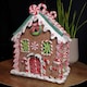 image 2 of 23cm Battery Operated LED Christmas Gingerbread Candy Chalet Decoration