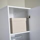 image 5 of Phoenix Wardrobe 1 Door Space Saving Bedroom Home Furniture Clothing Storage Unit | White