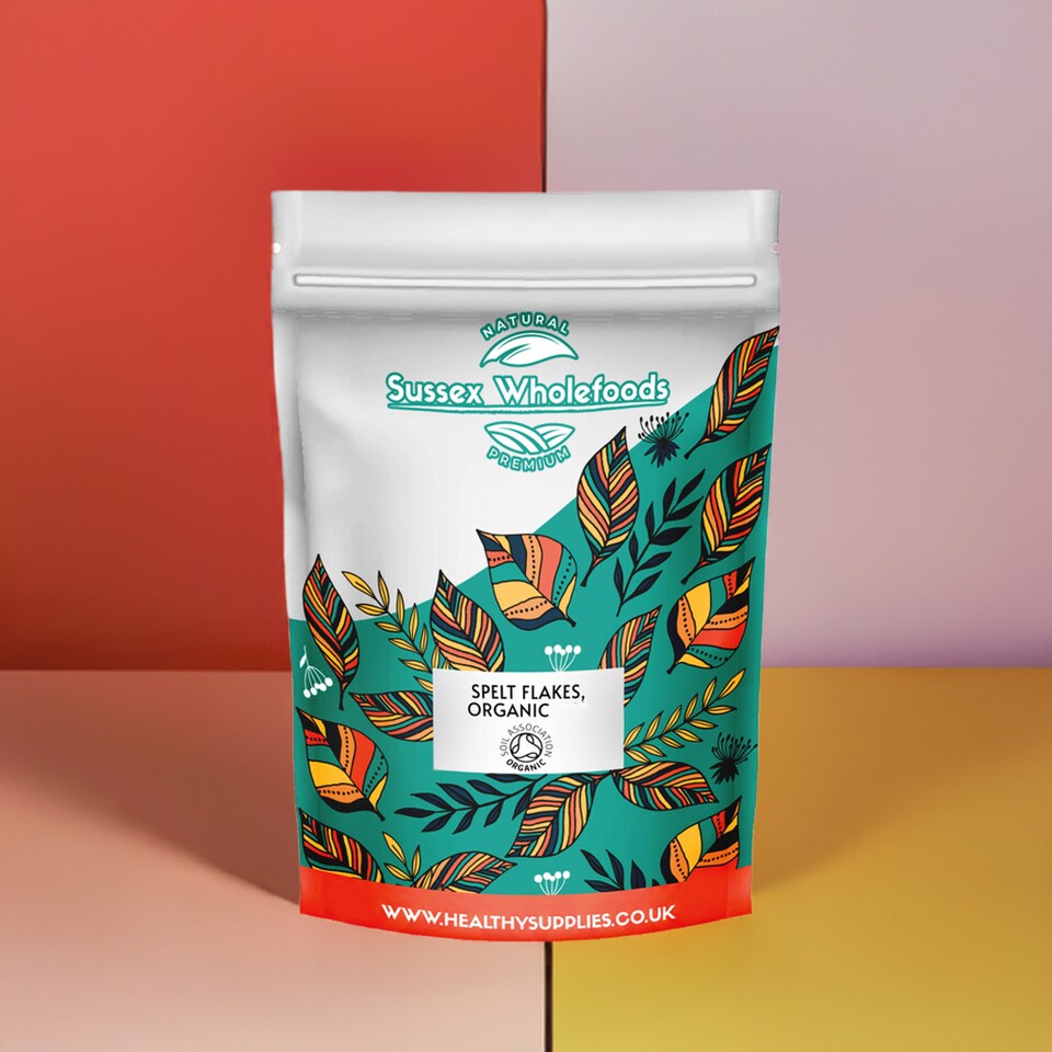image 1 of Organic Spelt Flakes 1kg (Sussex Wholefoods) | Multi