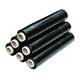 image 2 of 6 x Strong Black 400mm Water & Moisture Proof Pallet Shrink Wrap Easy To Use Cling Film Rolls