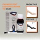 image 5 of TRG Leather Shoe Dye - Permanent Colour Restoration for Shoes and Boots 50ml | Brown | Dark Brown