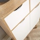 image 5 of Sideboard Storage Cabinet 2 Door 2 Drawer Cupboard Solid Wood Legs