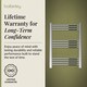 image 7 of Balterley Straight Heated Heated Towel Rail Radiator, 256W | Silver | Chrome