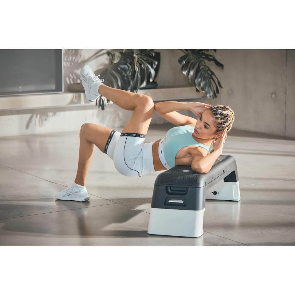 image 1 of Reebok Deck Adjustable Workout Platform & Weight Bench - White (150 kg) | White | WHITE | 4610 | 1