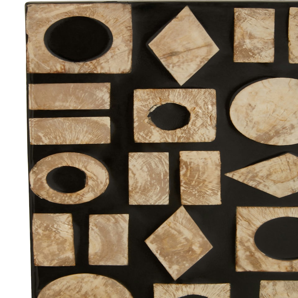 image 1 of Interiors by Premier Black And Gold Wall Mirror Gold