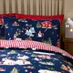 image 3 of Catherine Lansfield Christmas Ski Village Reversible Duvet Cover Set Navy Blue Blue | Navy Blue | Super King