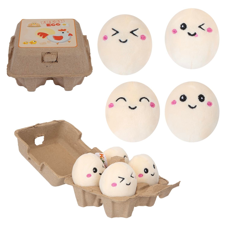 PMS Easter Egg Soft Toy with Box 7cm x 11.5cm Multicolour