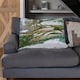 image 2 of Green & Gold Marble Blanket | Multi