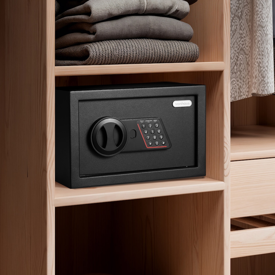 image 1 of VonHaus 8.5L Electronic Safe Box with Digital Keypad