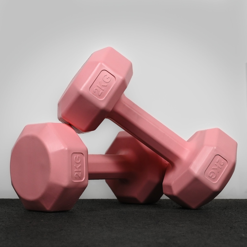 image 1 of GymSets Vinyl Dumbbell – Home Gym Fitness & Strength Training