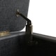 image 8 of Grey Linen Ottoman Storage Bench With Solid Wooden Legs Grey