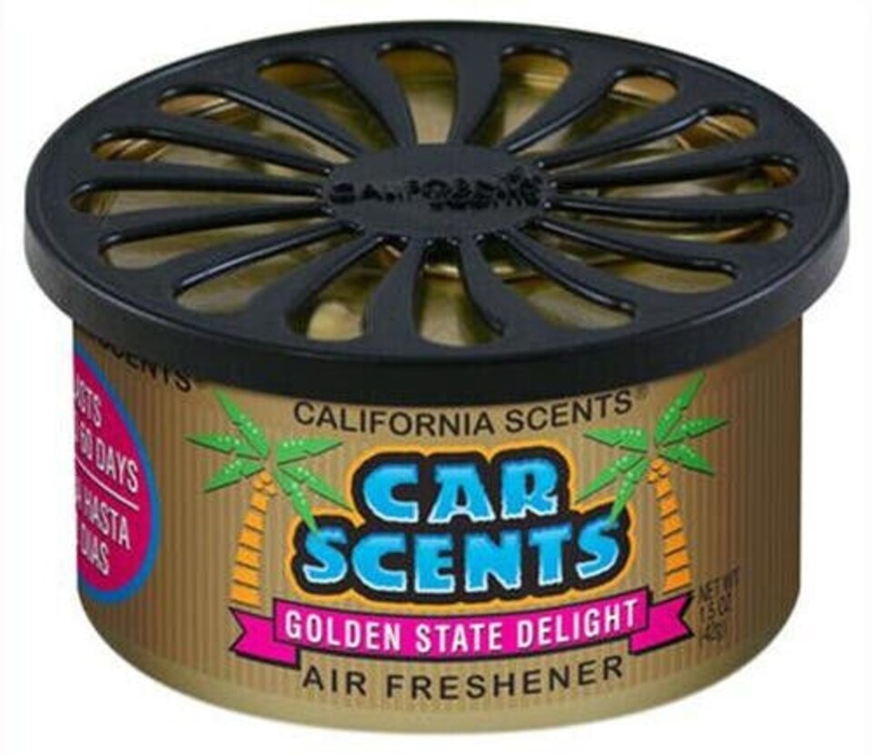 6 CALIFORNIA SCENTS AIR FRESHENER HOME OFFICE CAR VAN FLAT TAXI BUS CAB TRUCK - GOLDEN STATE DELIGHT