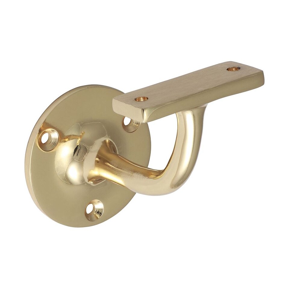 image 1 of Timco - Handrail Bracket - Polished Brass (Size 64mm - 1 Each)