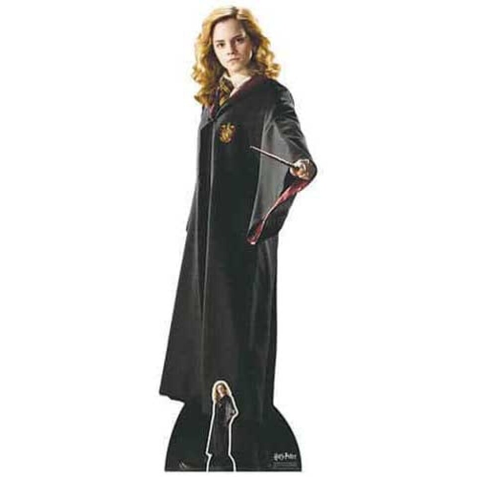 Harry Potter Hogwarts School of Witchcraft and Wizardry Hermione Granger Lifesize Cardboard Cutout 163cm