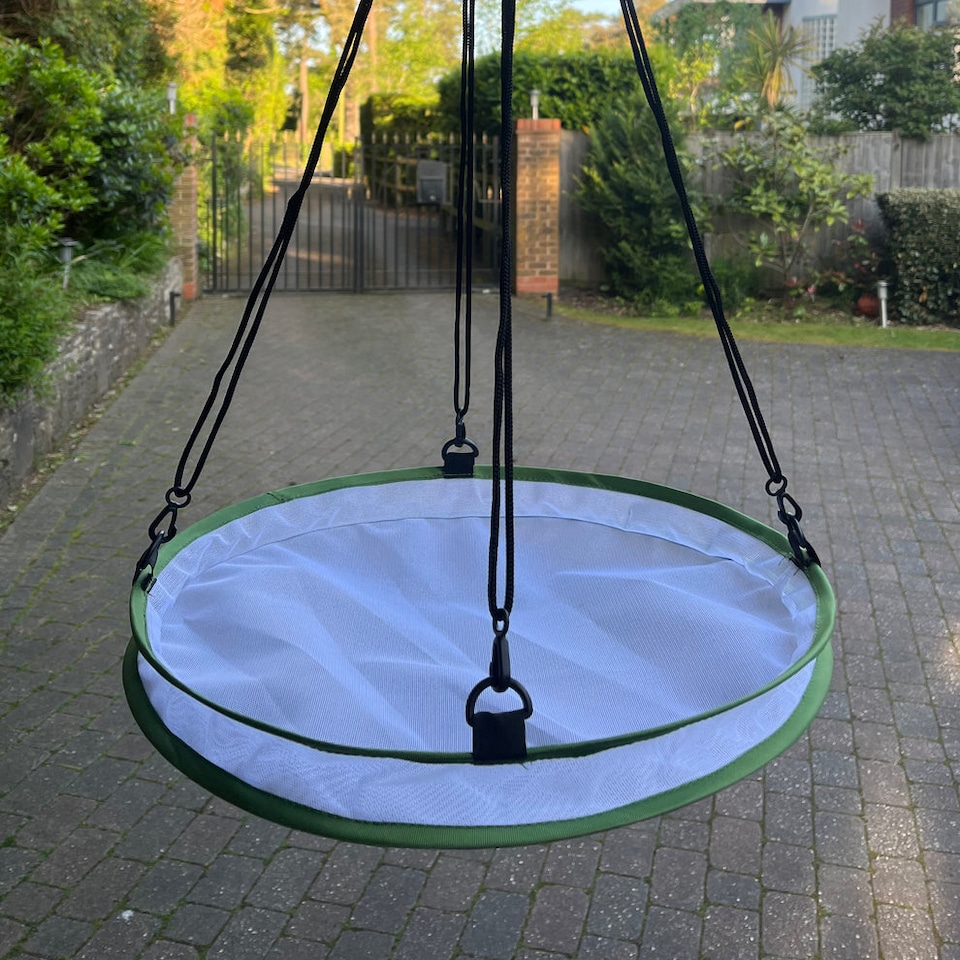 image 1 of Large Mesh Bird Feeder Seed Catcher Tray