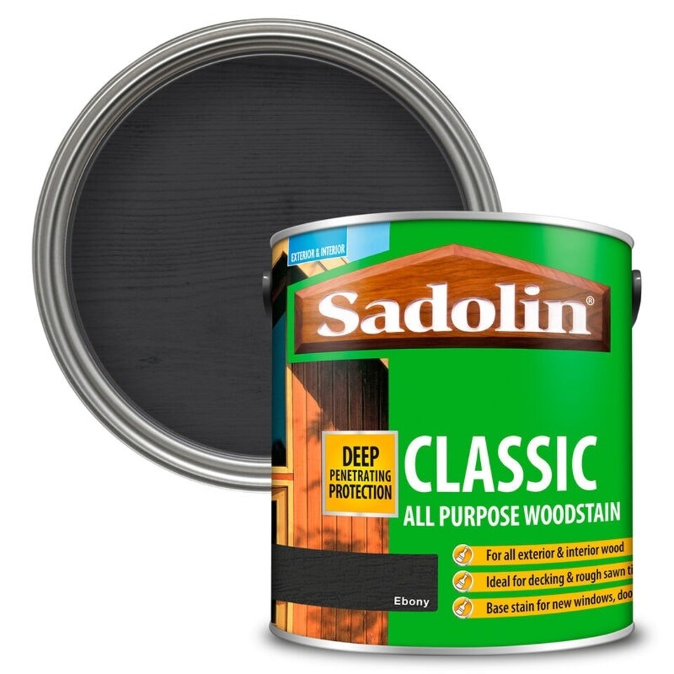 image 1 of Sadolin Classic Wood Protection 2.5L Ebony