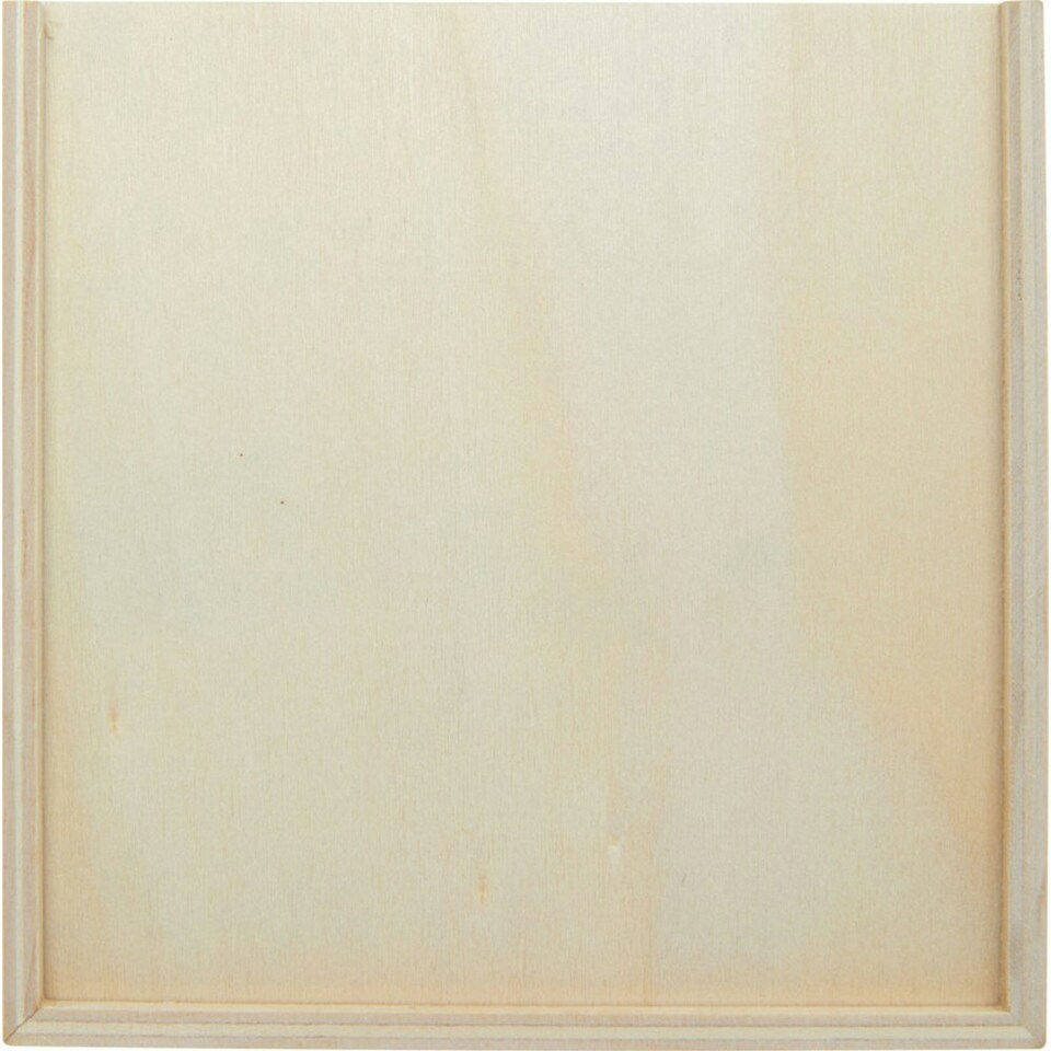 image 1 of Wooden Plain Puzzle - Natural - 2.1cm x 11.6cm x 11.6cm