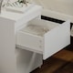 image 6 of Vida Designs Denver 2 Drawer Bedside Chest Cabinet Table Nightstand, White