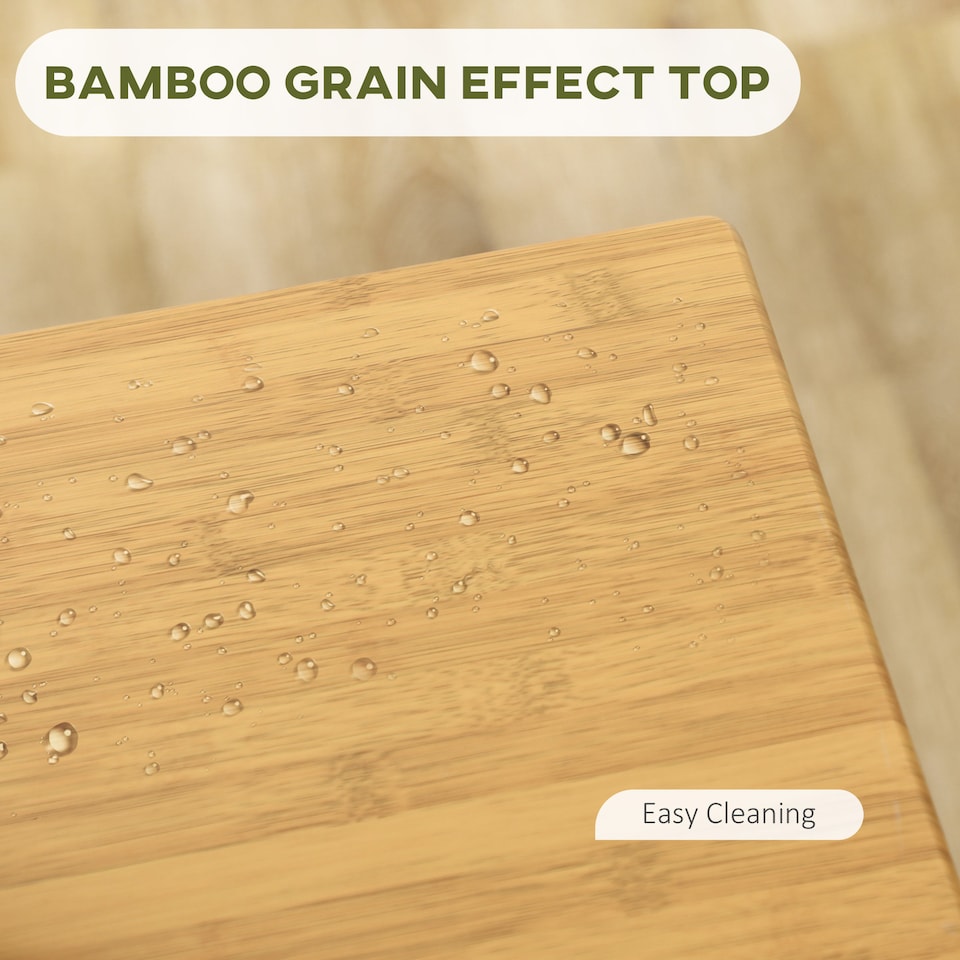 image 1 of HOMCOM 3 Piece Bar Table Set, Breakfast Bar table and Stools with Storage Shelf, Drawer, Wire Basket and Wine Rack for Kitchen, Home Bar, Natural and White